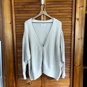 Old Navy Cream Oversize Cardigan
